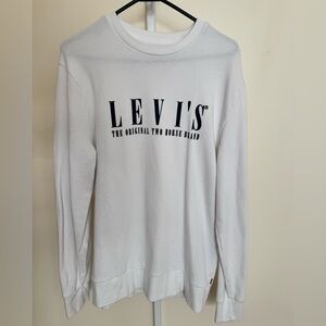 As New - Levi’s Men’s Sweatshirt - White - Size M
